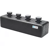 Стальной распределительный коллектор Stout на 2 отопительных контура в теплоизоляции DN 25 Стальной распределительный коллектор Stout на 2 отопительных контура в теплоизоляции DN 25