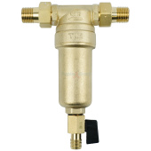 Самопромывной фильтр TIM 1/2 с латунной колбой Самопромывной фильтр TIM 1/2 с латунной колбой