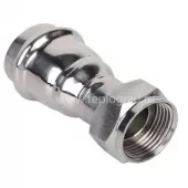 Пресс-соединитель с накидной гайкой 22x3/4 TIM из нержавеющей стали Пресс-соединитель с накидной гайкой 22x3/4 TIM из нержавеющей стали