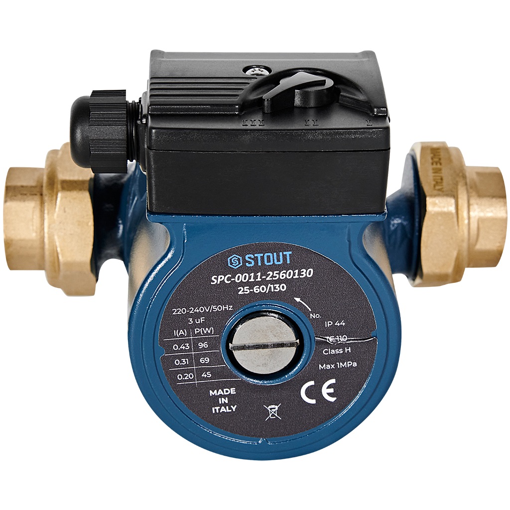 Циркуляционный насос Stout 25/60-130 (SPC-0011-2560130) Циркуляционный насос Stout 25/60-130 (SPC-0011-2560130)