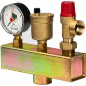 Группа безопасности котла Stout без теплоизоляции (до 50 кВт) Группа безопасности котла Stout без теплоизоляции (до 50 кВт)