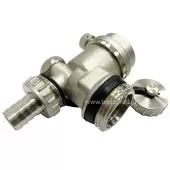 Регулируемый концевой фитинг TIM с дренажным вентилем и автоматическим воздухоотводчиком 1 Регулируемый концевой фитинг TIM с дренажным вентилем и автоматическим воздухоотводчиком 1