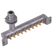 Коллектор с форсунками на сжиженный газ Kiturami Twin Alpha -13, World Alpha.3 13, WA S.3 13, WA C 13 Коллектор с форсунками на сжиженный газ Kiturami Twin Alpha -13, World Alpha.3 13, WA S.3 13, WA C 13