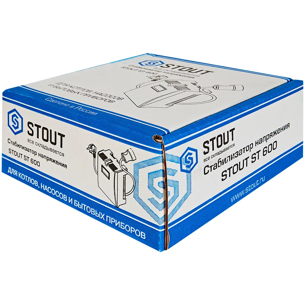 Стабилизатор сетевого напряжения Stout ST 600 Стабилизатор сетевого напряжения Stout ST 600