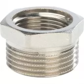 Футорка 1x3/4 никелированная Stout Футорка 1x3/4 никелированная Stout