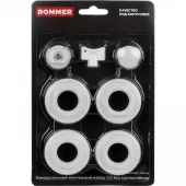 Комплект для подключения радиатора Rommer 1/2 без кронштейнов Комплект для подключения радиатора Rommer 1/2 без кронштейнов