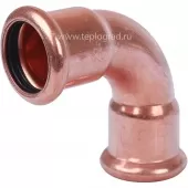 Отвод 90° 28 ВПр-ВПр 6002A Sanha, для медных труб прессовой Отвод 90° 28 ВПр-ВПр 6002A Sanha, для медных труб прессовой