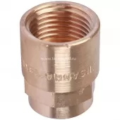 Переход 18x1/2 ВП-ВР Sanha 4270g, бронза 142701812 Переход 18x1/2 ВП-ВР Sanha 4270g, бронза 142701812