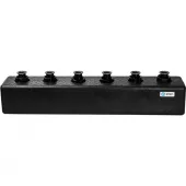 Стальной распределительный коллектор Stout на 3(5) отопительных контура в теплоизоляции DN 25 Стальной распределительный коллектор Stout на 3(5) отопительных контура в теплоизоляции DN 25