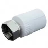 Муфта комбинированная TIM с накидной гайкой 20x3/4 PP-R Муфта комбинированная TIM с накидной гайкой 20x3/4 PP-R