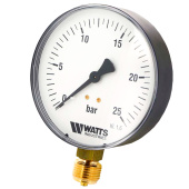 Манометр радиальный Watts F+R200 корпус 100 мм, 0-25 бар, подключение 1/2 Манометр радиальный Watts F+R200 корпус 100 мм, 0-25 бар, подключение 1/2