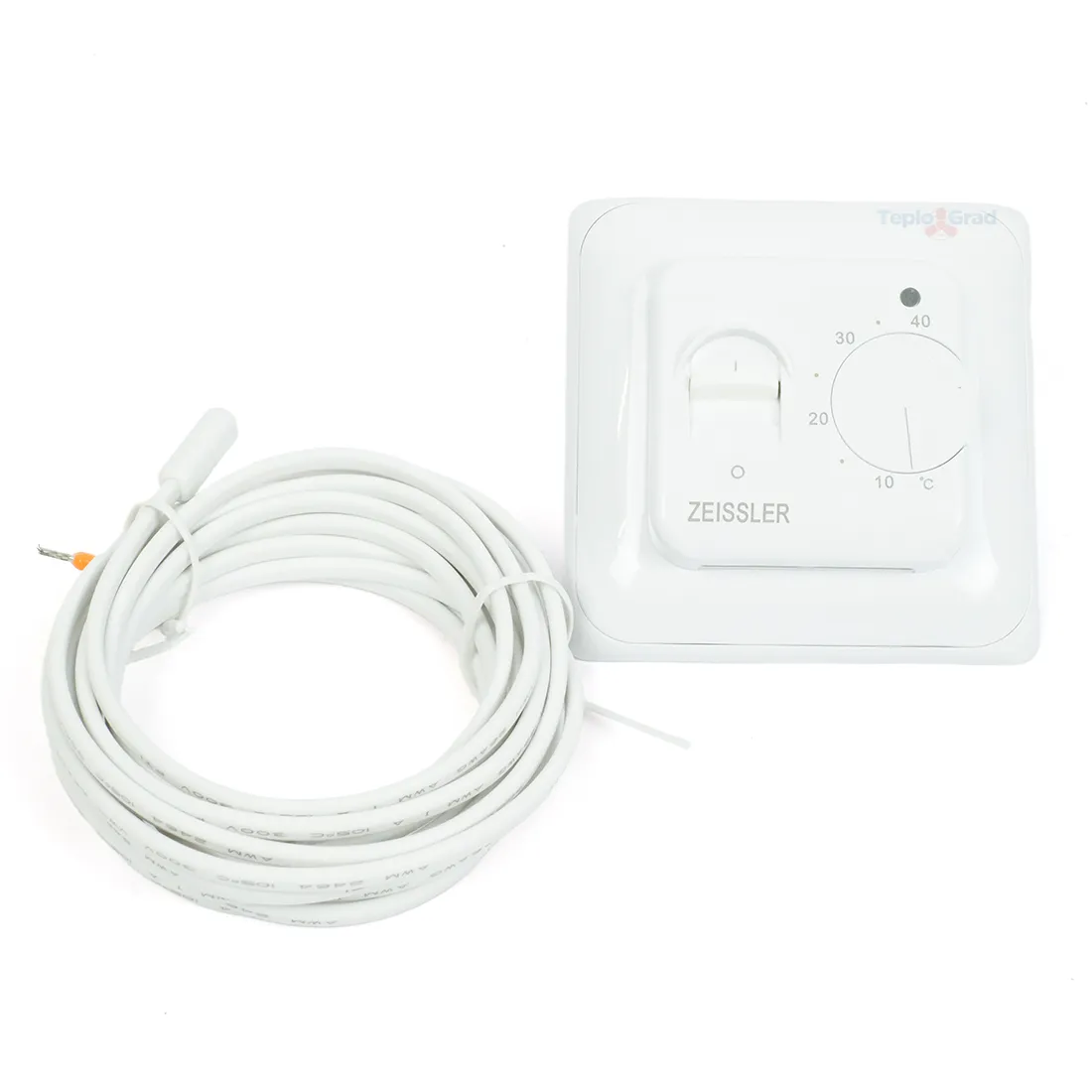 Комнатный термостат TIM M5.716 220В/16А с датчиком теплого пола Комнатный термостат TIM M5.716 220В/16А с датчиком теплого пола