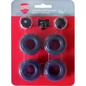 Набор присоединительный Royal Thermo 3/4 черный RT03.1-1 Набор присоединительный Royal Thermo 3/4 черный RT03.1-1