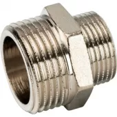 Ниппель переходной 1x3/4 НН никелированный Stout Ниппель переходной 1x3/4 НН никелированный Stout