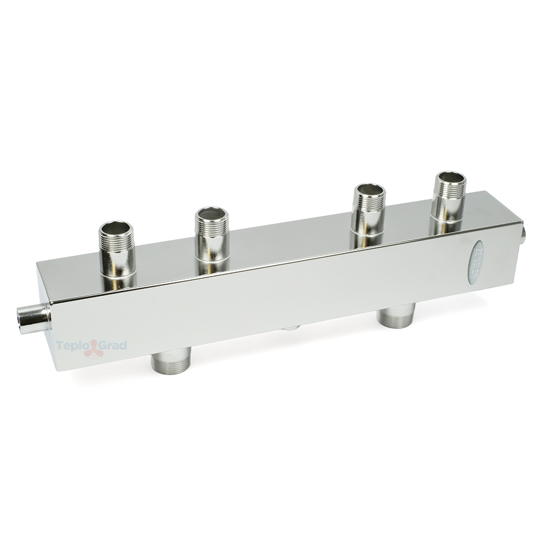 Гидравлический разделитель Zeissler 80 кВт, 1 1/4x1 на два контура, нержавейка AISI 304 Гидравлический разделитель Zeissler 80 кВт, 1 1/4x1 на два контура, нержавейка AISI 304