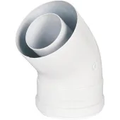 Отвод коаксиальный Rommer 60/100 45° Отвод коаксиальный Rommer 60/100 45°