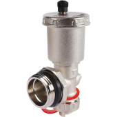 Регулируемый концевой фитинг Rommer с дренажным вентилем и автоматическим воздухоотводчиком 1 Регулируемый концевой фитинг Rommer с дренажным вентилем и автоматическим воздухоотводчиком 1