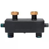 Гидравлическая стрелка Rommer с накидными гайками 1 1/4, 4.53 м3/час Гидравлическая стрелка Rommer с накидными гайками 1 1/4, 4.53 м3/час