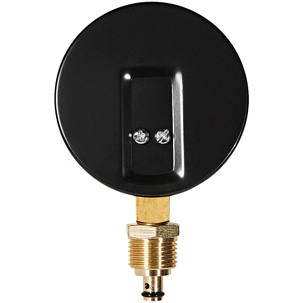 Термоманометр радиальный Stout 80 мм, 0-10 бар, 0-120C, подключение 1/2 Термоманометр радиальный Stout 80 мм, 0-10 бар, 0-120C, подключение 1/2