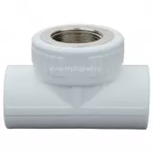 Тройник комбинированный TIM ВР 20x1/2 PP-R Тройник комбинированный TIM ВР 20x1/2 PP-R